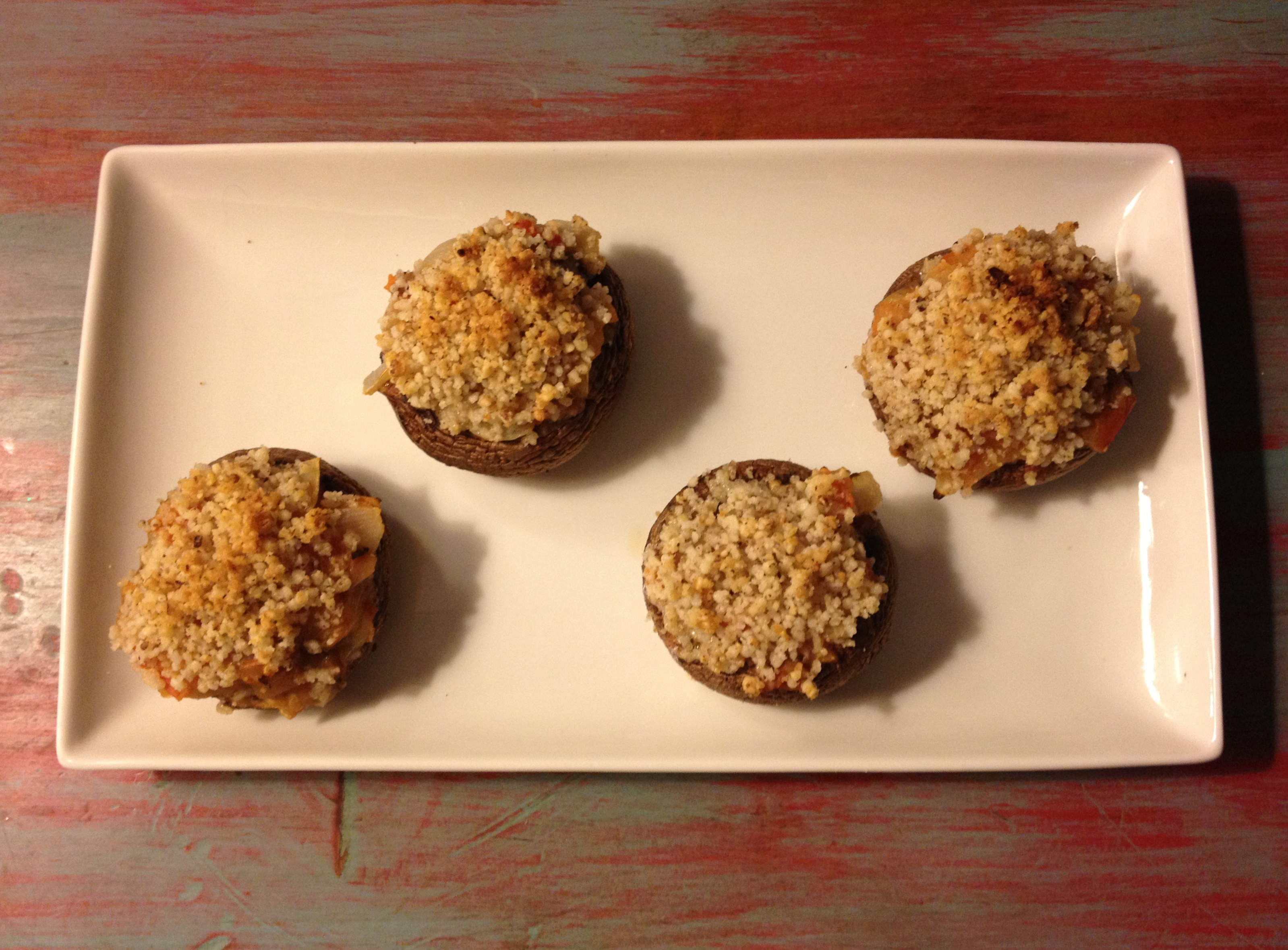 Mini Portabella Pizzas made healthy!