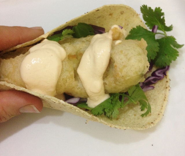 Tempura Avocado Tacos (glutenfree, dairyfree) In Johnna's Kitchen
