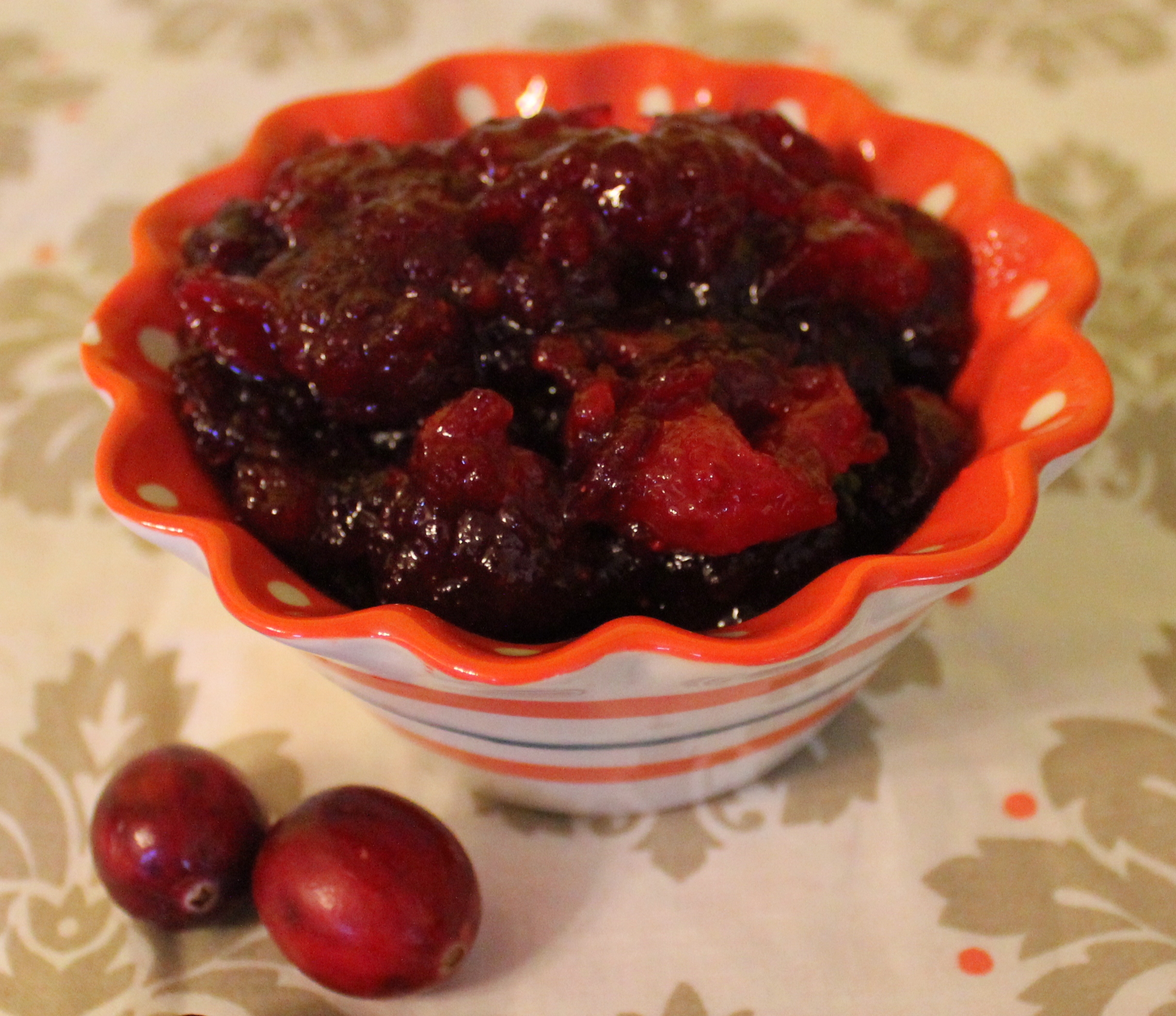 Orange Bourbon Cranberry Sauce | In Johnna's Kitchen