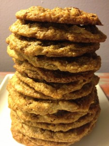 Chocolate Toffee Cranberry Oatmeal Cookies Gluten Free