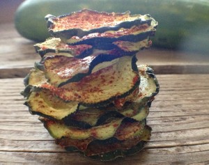 BBQ Cucumber Chips Dehydrated
