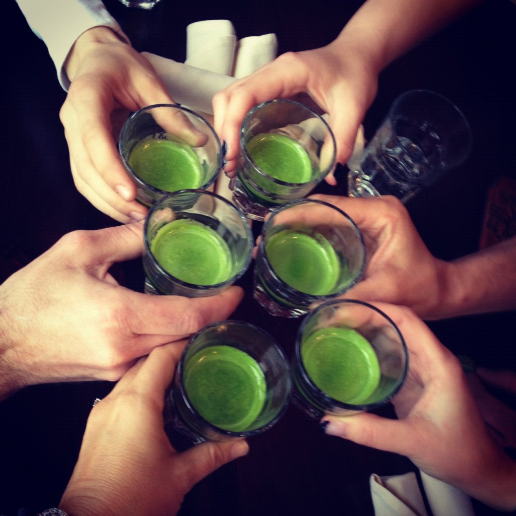 cafe gratitude kc wheatgrass shots