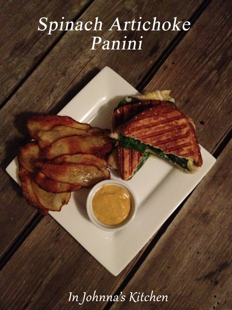 Gluten-Free, Dairy-Free Spinach Artichoke Panini for National Spinach Day