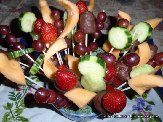Glorious Fruit on a Stick from Gluten Free Easily