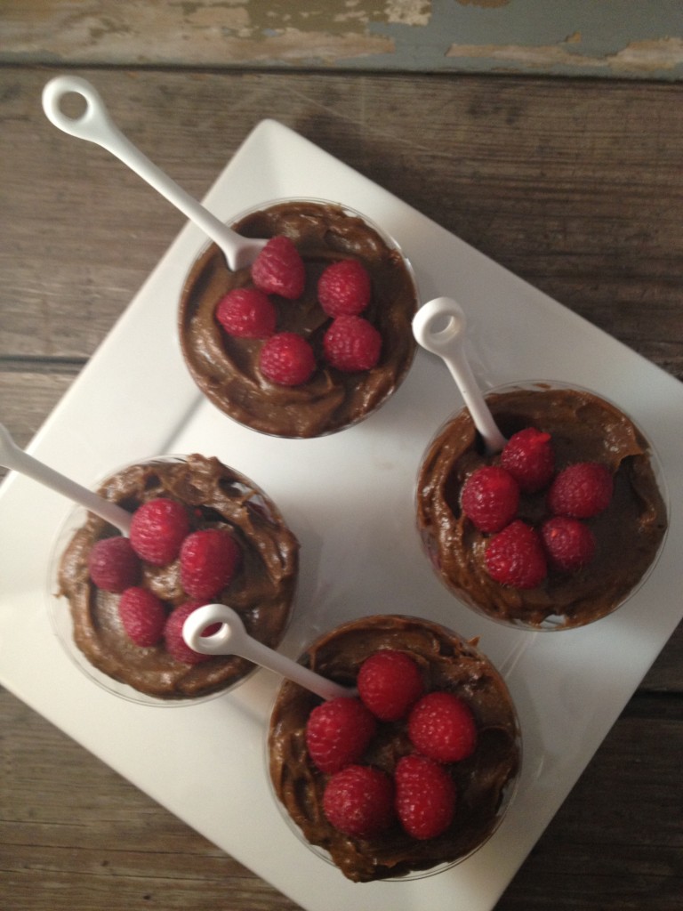 mini chocolate raspberry trifles 2