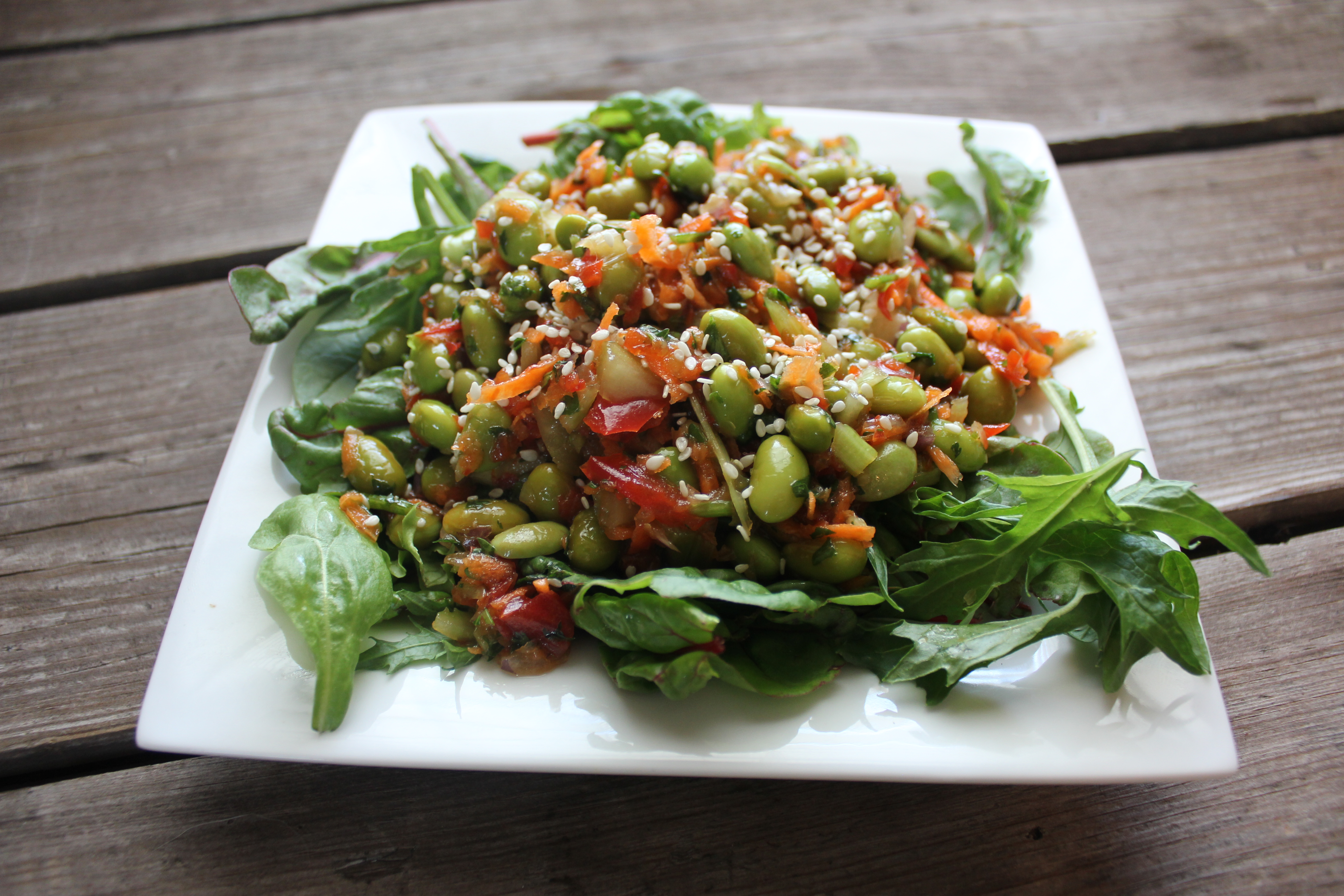 Edamame Salad With Thai Flavors 