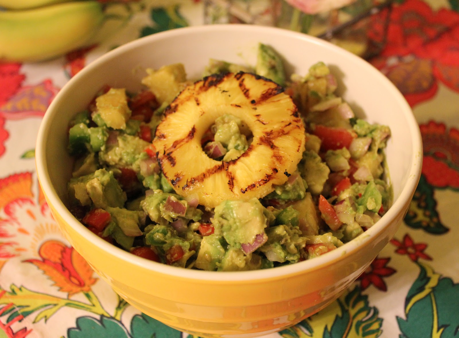 Grilled Pineapple Avocado Salad from In Johnna's Kitchen