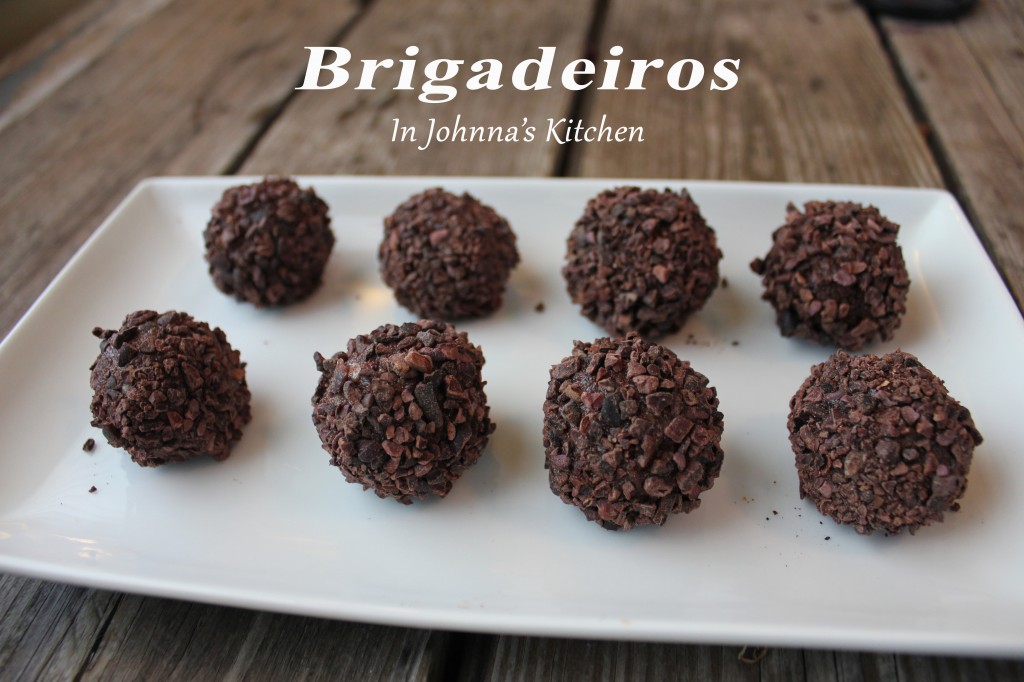 Decadent Chocolate Truffles, Brigadeiros, reinvented with healthy ingredients from In Johnna's Kitchen 