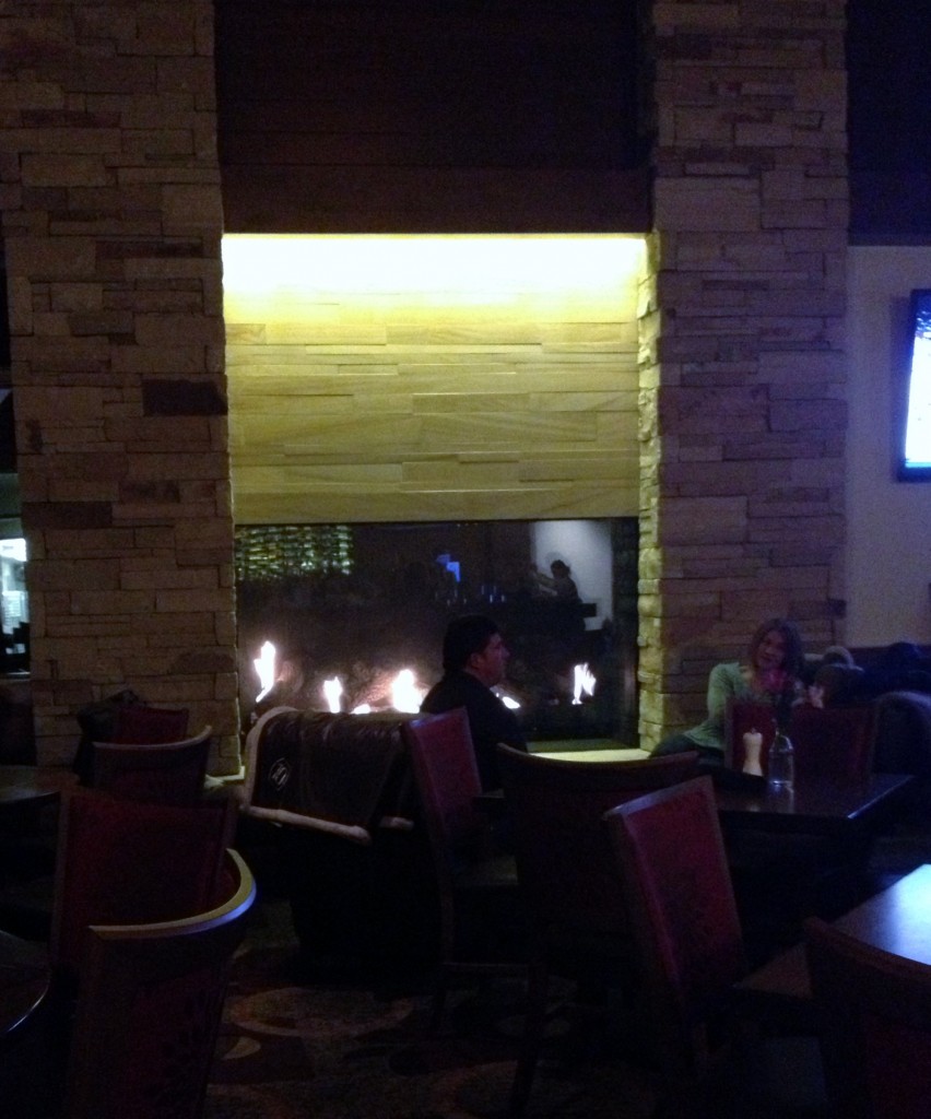 fireplace at The 10th