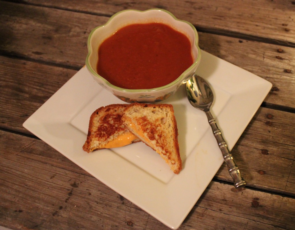 Hearty Tomato Basil Soup from In Johnna's Kitchen