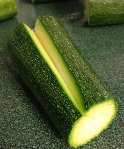 Zucchini notced for circular noodles
