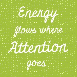 Energy Flows Where Attention Goes