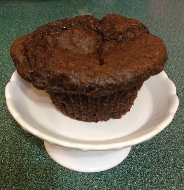 Chocolate Chocolate Chip Muffins In Johnna's Kitchen