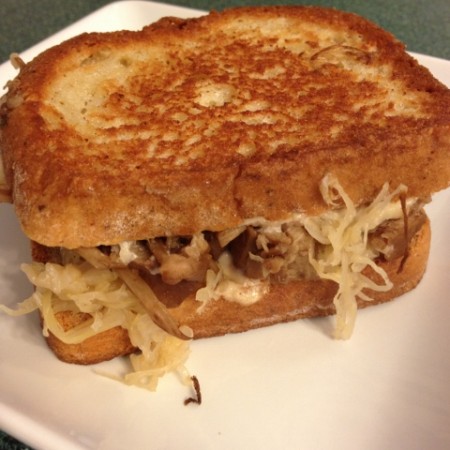 Jackfruit Reuben Sandwich | In Johnna's Kitchen