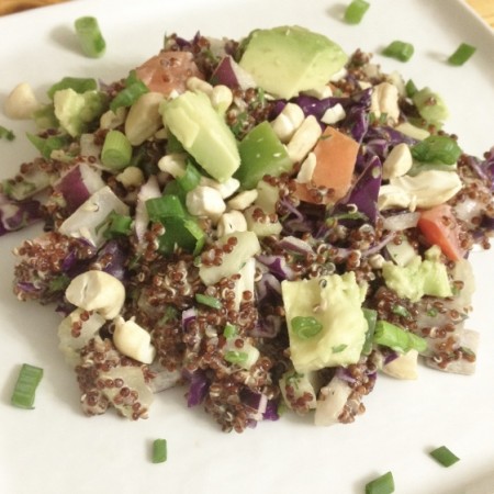 Cashew Crunch Quinoa Salad | In Johnna's Kitchen