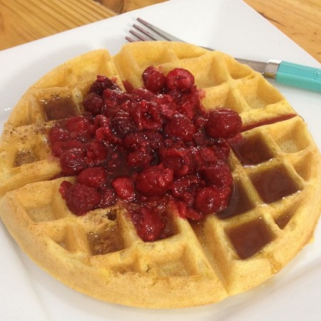 Lazy Morning Belgian Waffles (gluten-free, dairy-free) | In Johnna's Kitchen