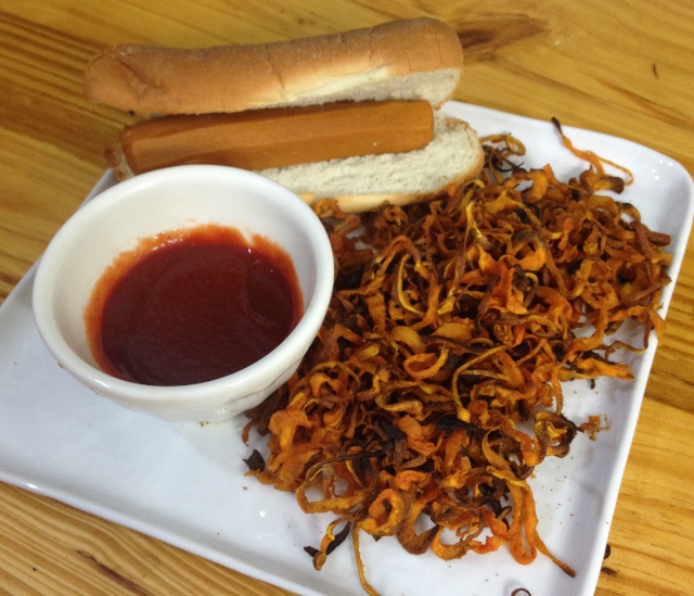 Curried Shoestring Sweet Potatoes - In Johnna's Kitchen