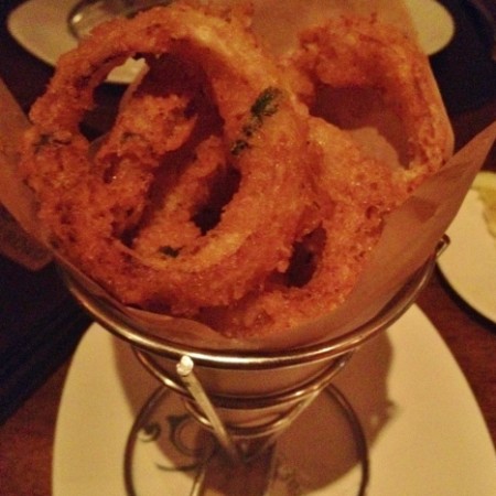 Gluten-Free onion rings at Raglan Road | In Johnna's Kitchen