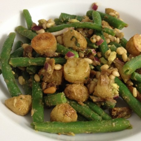 roasted potato and green bean salad | In Johnna's Kitchen