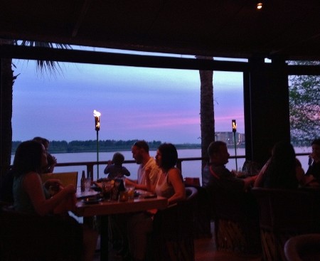 Rocco's Tacos Orlando Sunset over Little Sand Lake