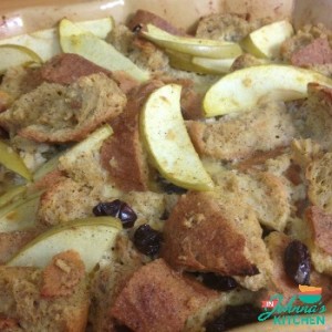 Cinnamon Raisin Apple French Toast Casserole