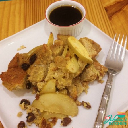 Cinnamon Raisin Apple French Toast Casserole