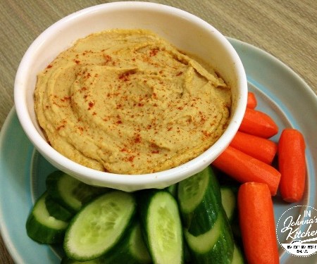 Basic Hummus with Veggies | In Johnna's Kitchen