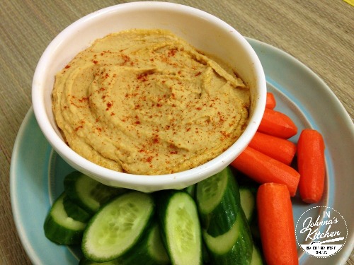 Basic Hummus with Veggies | In Johnna's Kitchen