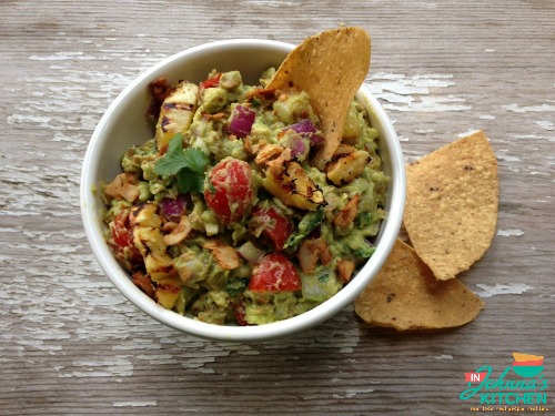 Roasted Pineapple and Bacon Guacamole | In Johnna's Kitchen