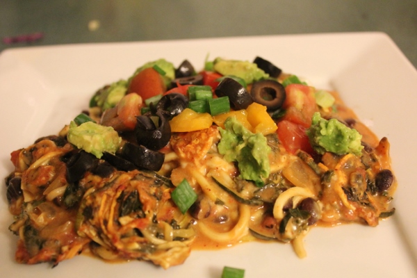 Southwest Zoodle Bake