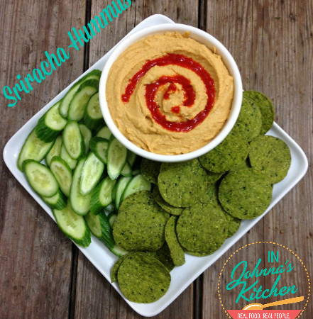 Sriracha Hummus | In Johnna's Kitchen