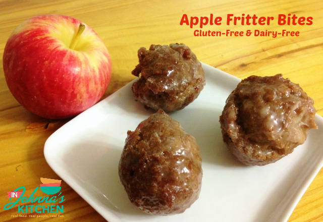 Apple Fritter Bites, gluten-fre & dairy-free