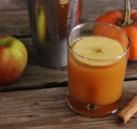 Bourbon Apple Pumpkin Cocktail