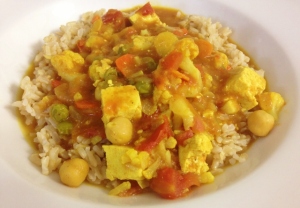 Weeknight Tofu Curry, gluten-free, dairy-free and vegan
