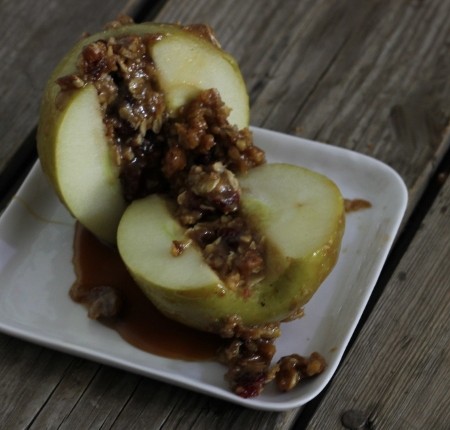 Baked Stuffed Apples for Two | In Johnna's Kitchen (gluten-free, dairy-free, vegan)