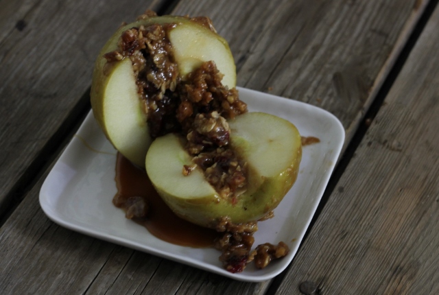 Baked Stuffed Apples for Two | In Johnna's Kitchen (gluten-free, dairy-free, vegan) 
