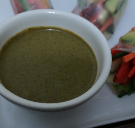 Cilantro Peanut Dipping Sauce | In Johnna's Kitchen