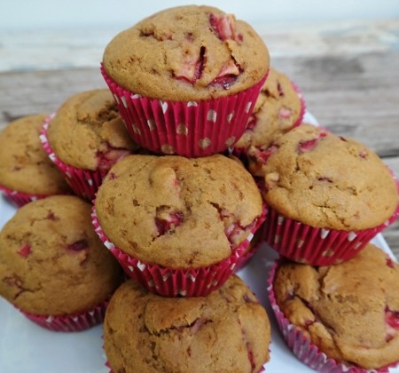 Strawberry Muffins | In Johnna's Kitchen