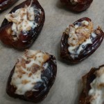Bacon Cream Cheese Stuffed Dates (Gluten-Free, Vegan) | In Johnna's Kitchen