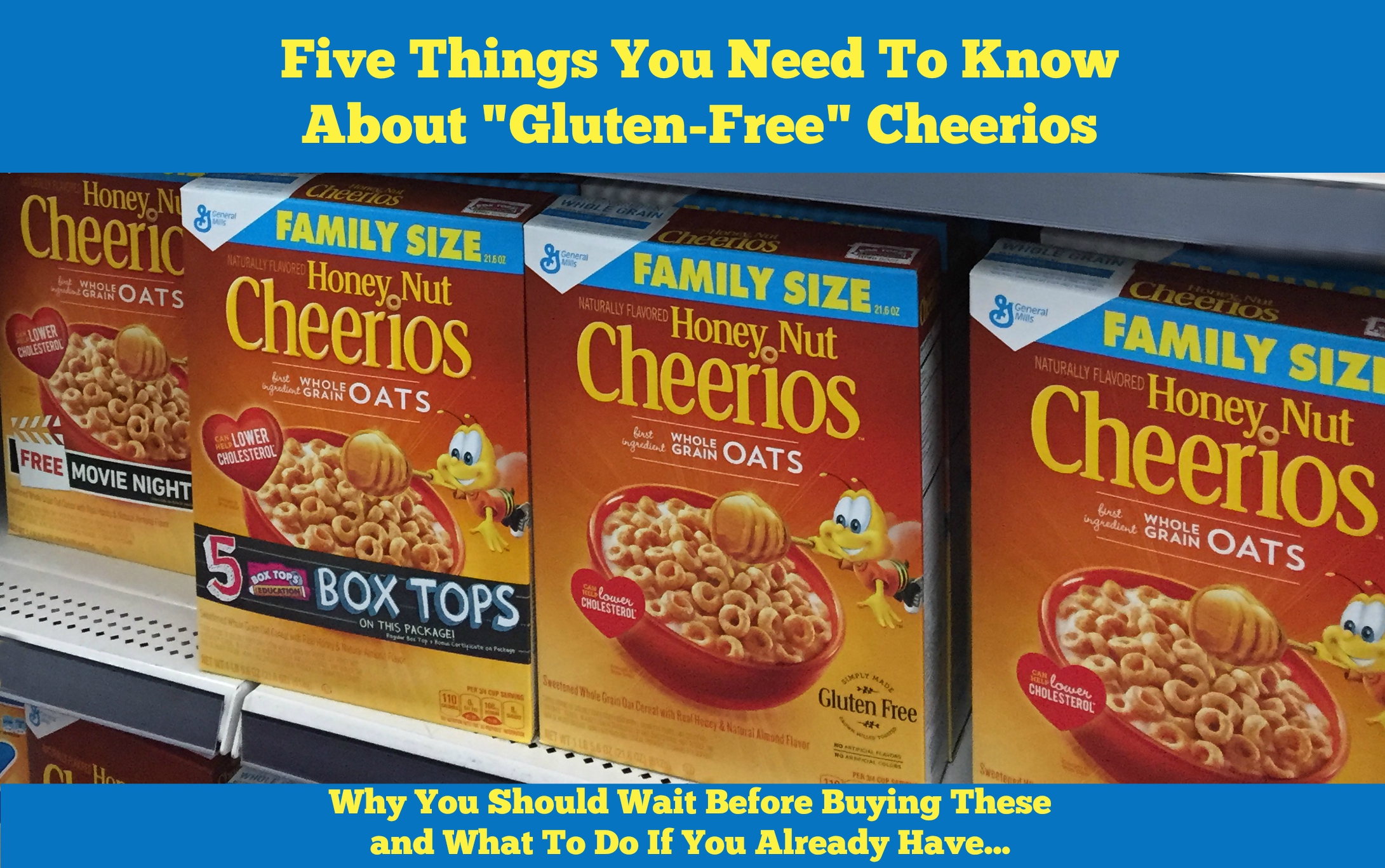 Five Things You Need To Know About "Gluten-Free" Cheerios | In Johnna's Kitchen