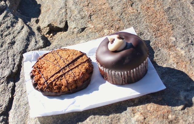 Scout Cookie and Ho Ho Cupcake from Watercourse Bakery, Denver | In Johnna's Kitchen