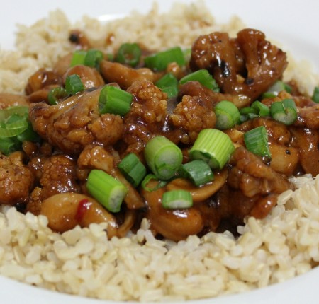 Cashew Cauliflower in the Slow Cooker | In Johnna's Kitchen