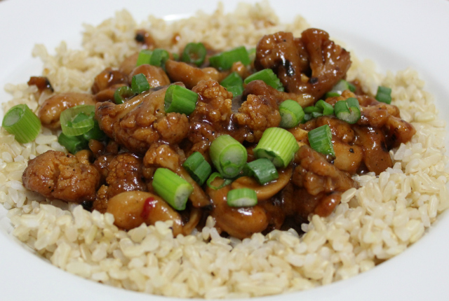 Cashew Cauliflower in the Slow Cooker | In Johnna's Kitchen