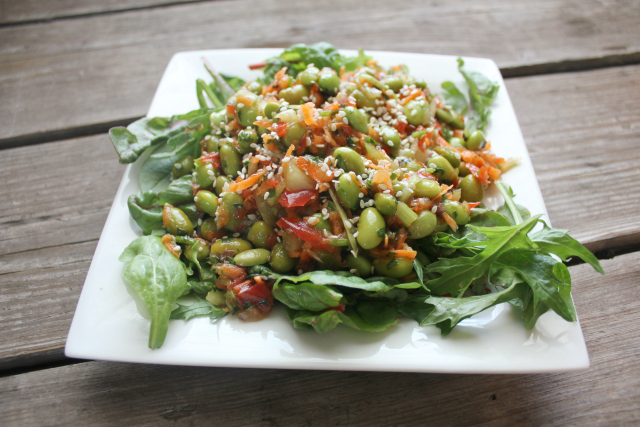 Asian Edamame Salad | In Johnna's Kitchen