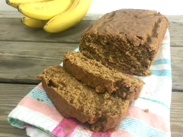Peanut Butter Banana Bread gluten-free and vegan | In Johnna's Kitchen