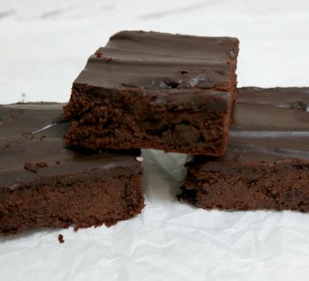 Zucchini Brownies with Ganache Frosting (gluten-free, Dairy-free) | In Johnna's Kitchen