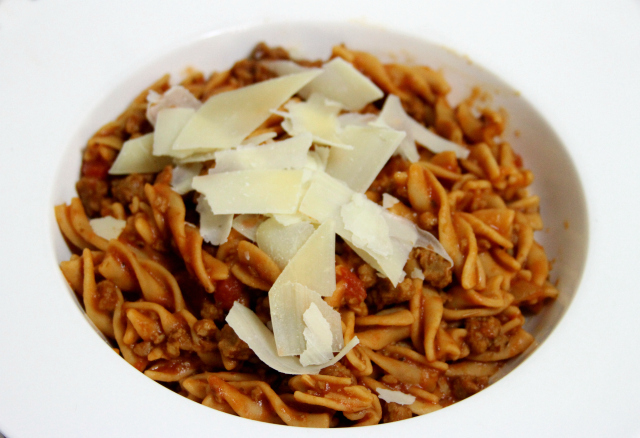 Instant Pot Pasta with Meat Sauce (gluten-free, dairy-free, vegan options) | In Johnna's Kitchen