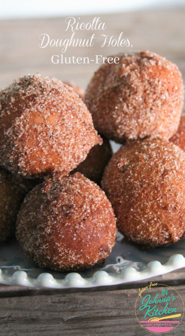 Ricotta Donut Holes, Gluten-Free, Ricotta Doughnut Holes, Gluten-Free | In Johnna's Kitchen