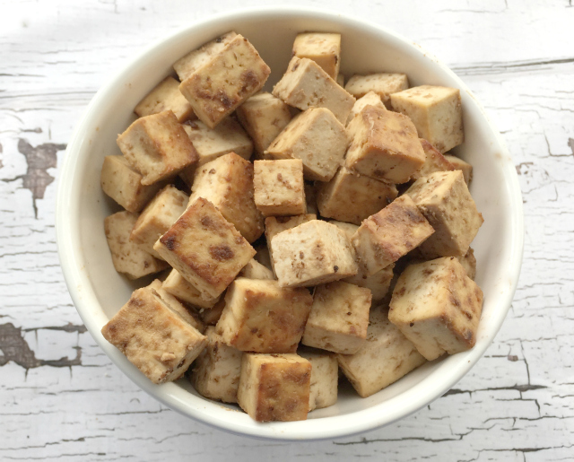 Baked Peanut Tofu (gluten-free, vegan) | In Johnna's Kitchen