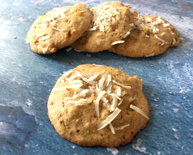 Tipsy Tropical Treats, Cookies with Pineapple, Mango, Coconut, Macadamias and Rum | In Johnna's Kitchen